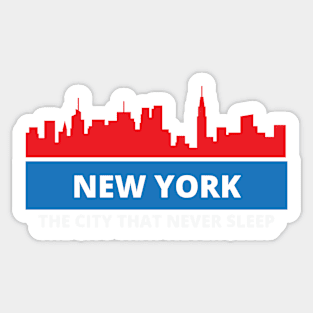 new york Sticker